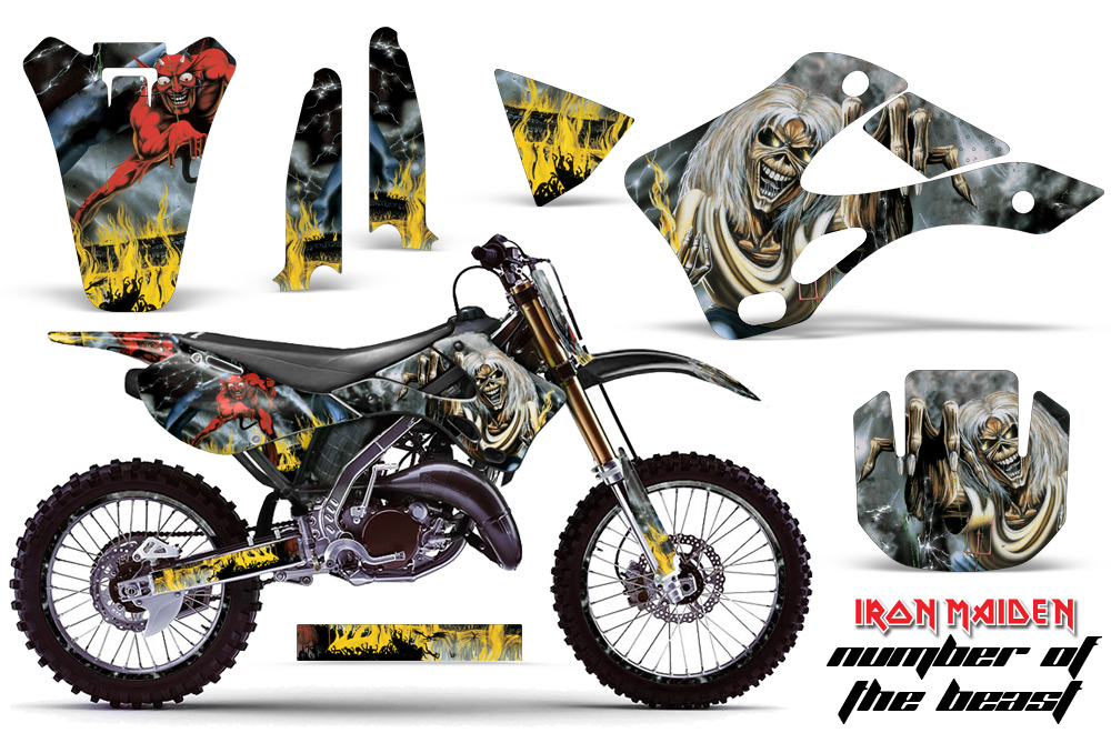 Kawasaki KX125 KX250 99-02 Graphics Kit IM NOTB NPs